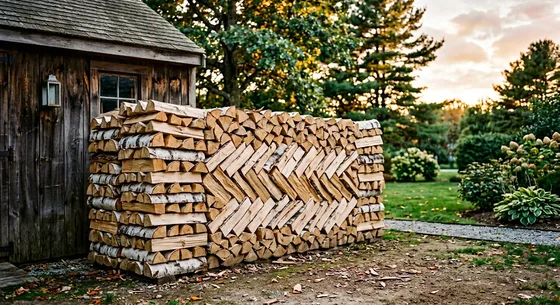 Укладка дров в Перми, улица Сосновая, 16